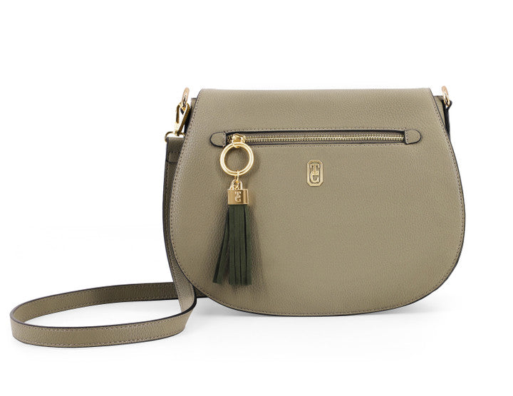 Savoy Large Satchel Bag Olive Cois na hAbhann