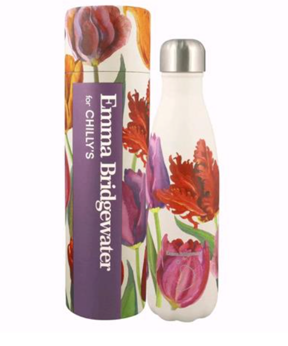 Chilly's 500ml Water Bottle Emma Bridgewater Tulips