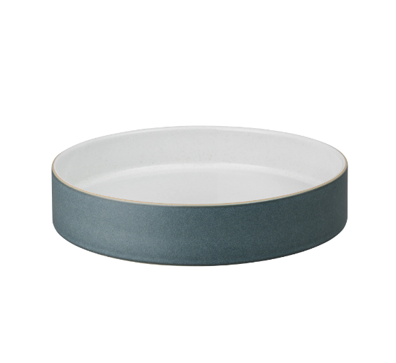 DENBY IMPRESSION CHARCOAL STRAIGHT ROUND TRAY