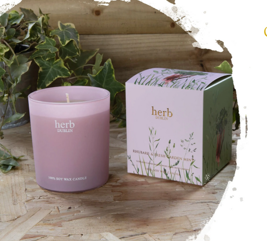 HERB CANDLE RHUBARB