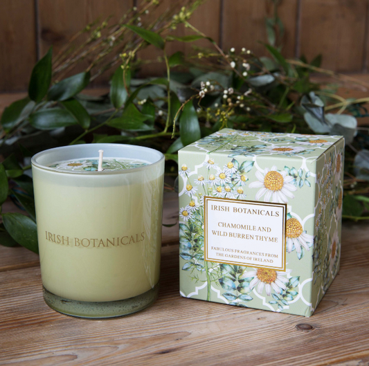 Irish Botanicals CHAMOMILE & WILD BURREN THYME CANDLE