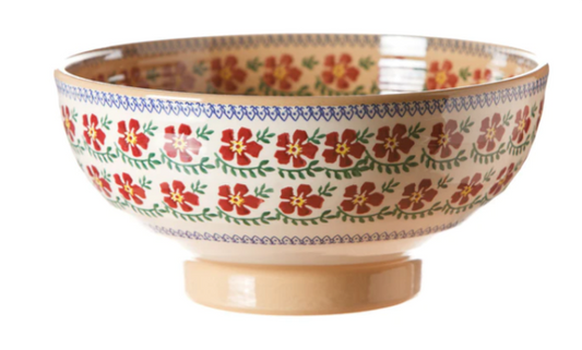 Old Rose Salad Bowl