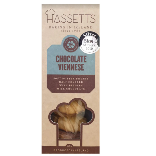 Hassetts Chocolate Viennese Soft Butter Biscuit 160g