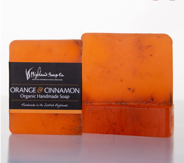 Sweet Orange & Cinnamon Organic Soap 150g