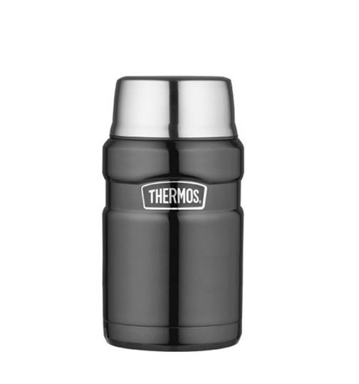 THERMOS Stainless Steel 0.71L KING FOOD FLASK GUN METAL