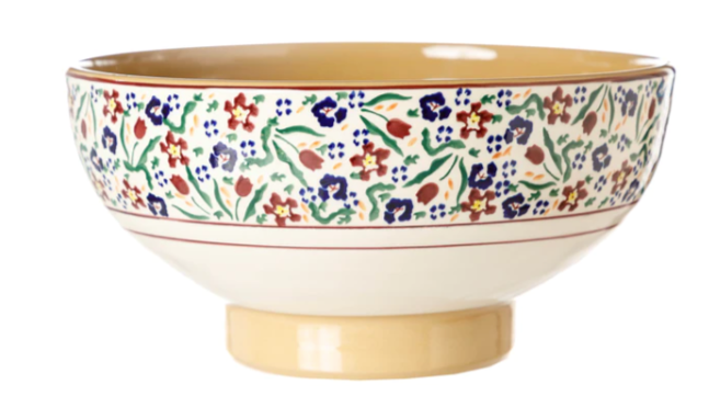 Wild Flower Meadow Large Bowl